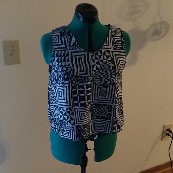 African print crop top - Picture 3 of 3